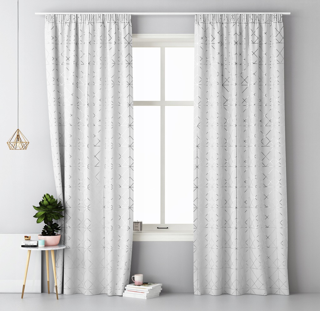 

Дизайнерская портьера Glammy Room99 140 х 250 см (Z/Т/Glammy) White
