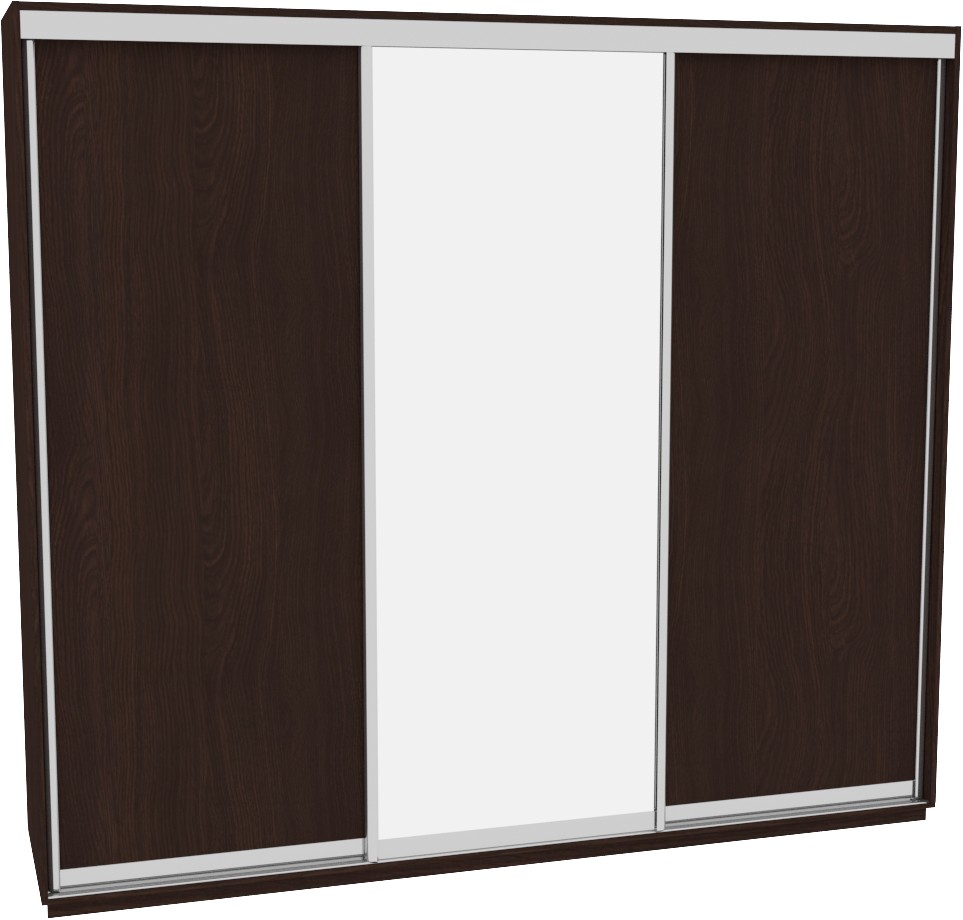 

Шкаф-купе ДОМ В276 Дуб сонома ДСП+Зеркало 270x60x240