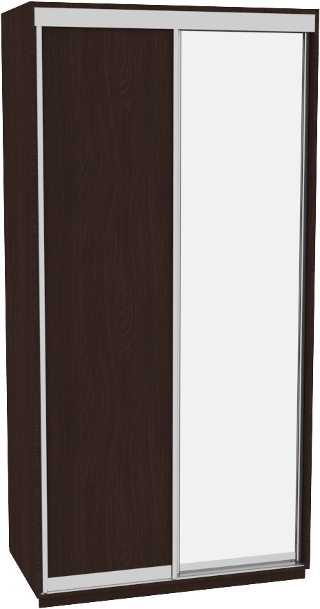 

Шкаф-купе ДОМ В146 Венге ДСП+Зеркало 140x60x240