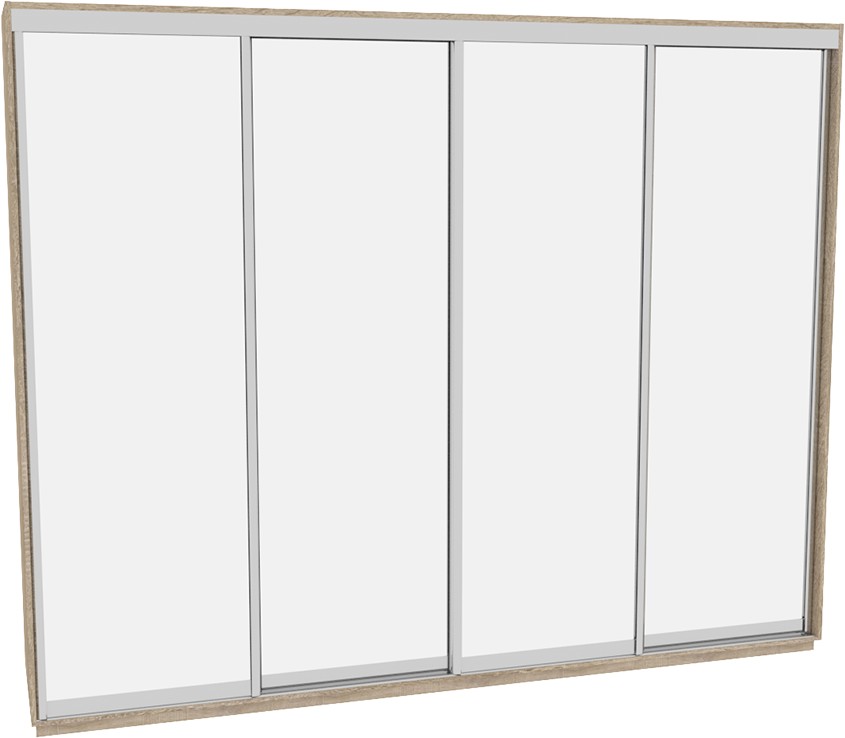 

Шкаф-купе ДОМ В326 Дуб сонома Зеркало 320x60x240
