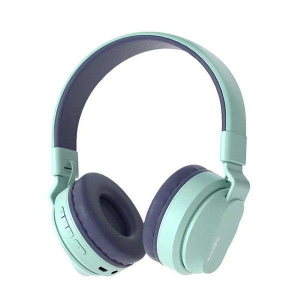 

Детские Bluetooth наушники беспроводные BOBO бирюзовые