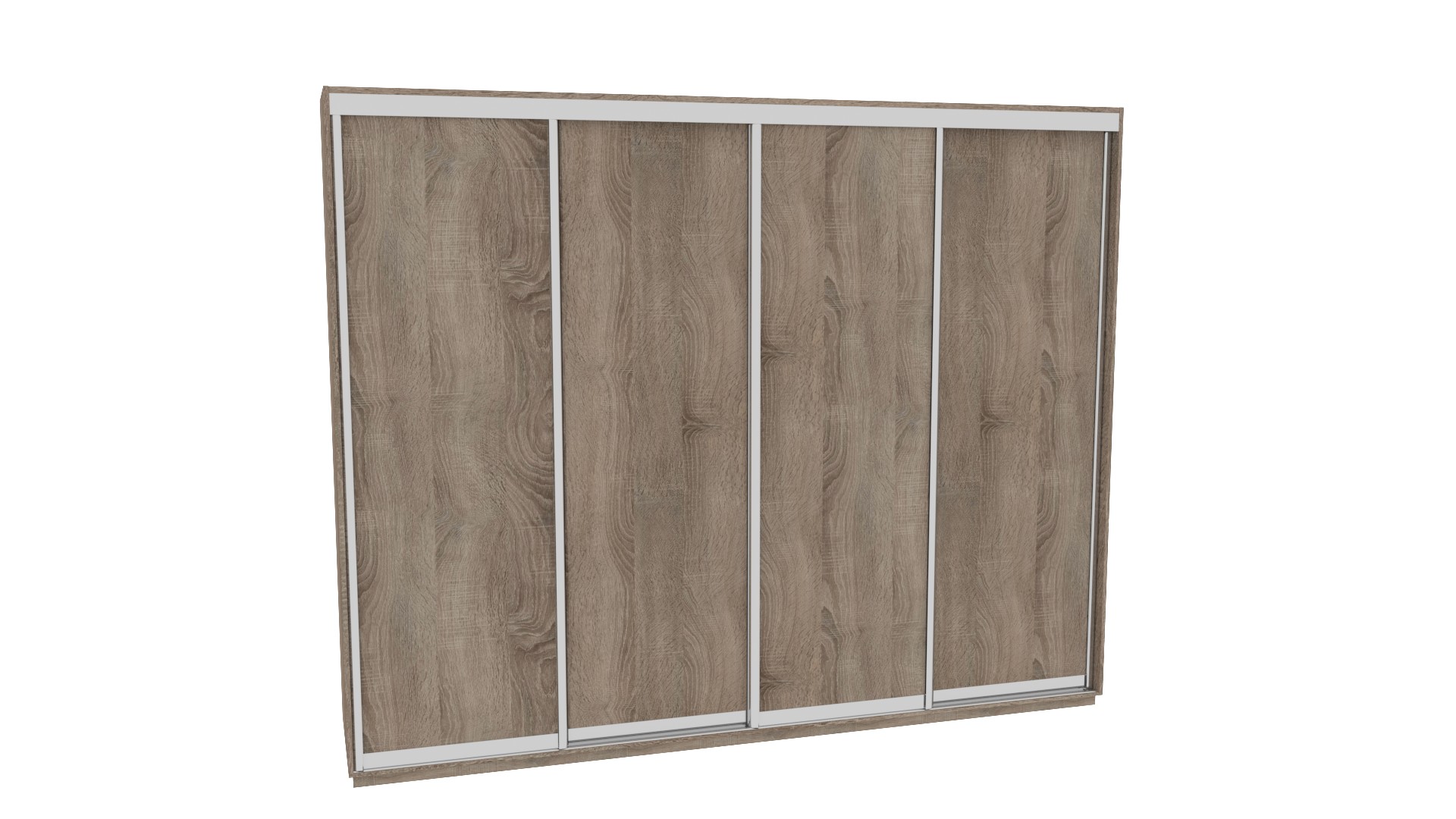 

Шкаф-купе ДОМ ВН356 Дуб сонома трюфель ДСП 350x60x240
