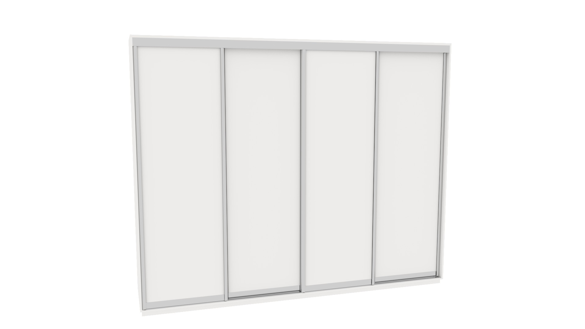 

Шкаф-купе ДОМ ВН326 Белый ДСП 320x60x240