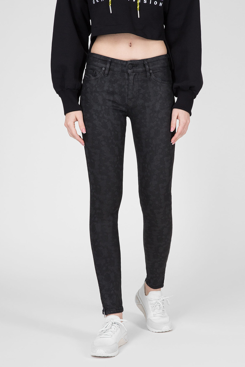 

Женские черные джинсы SLANDY-ZIP Diesel 24-30 00SPUH 085AX