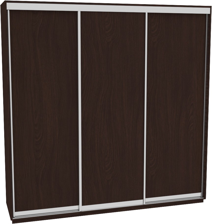 

Шкаф-купе ДОМ В256 Венге ДСП 250x60x240