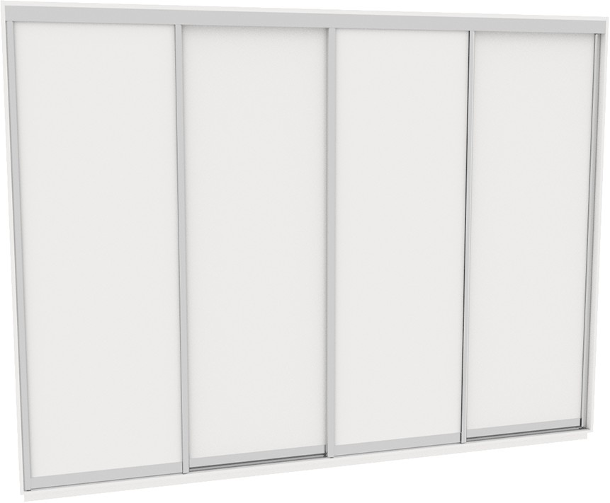 

Шкаф-купе ДОМ В386 Белый ДСП 380x60x240