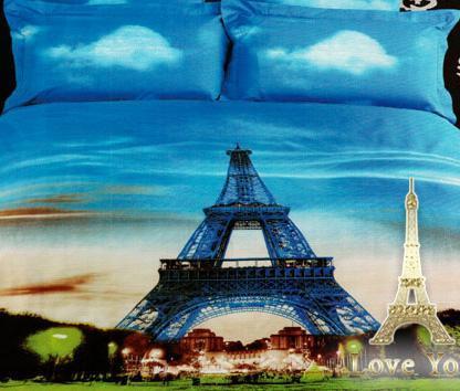 

Комплект постельного белья Love You Сатин 3D Париж Евро (psg_LY-332-2)