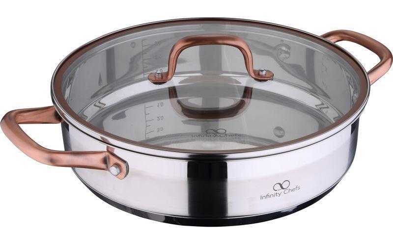 

Сотейник Bergner Infinity Chefs d 28см со стеклянной крышкой 3.8л (BGIC-3503_psg)