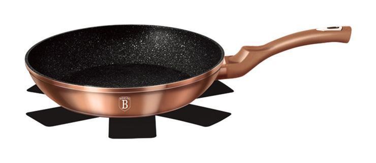 

Сковорода Berlinger Haus Rose Gold d 24 см индукционная с антипригарным покрытием (psg_BH-1509N)