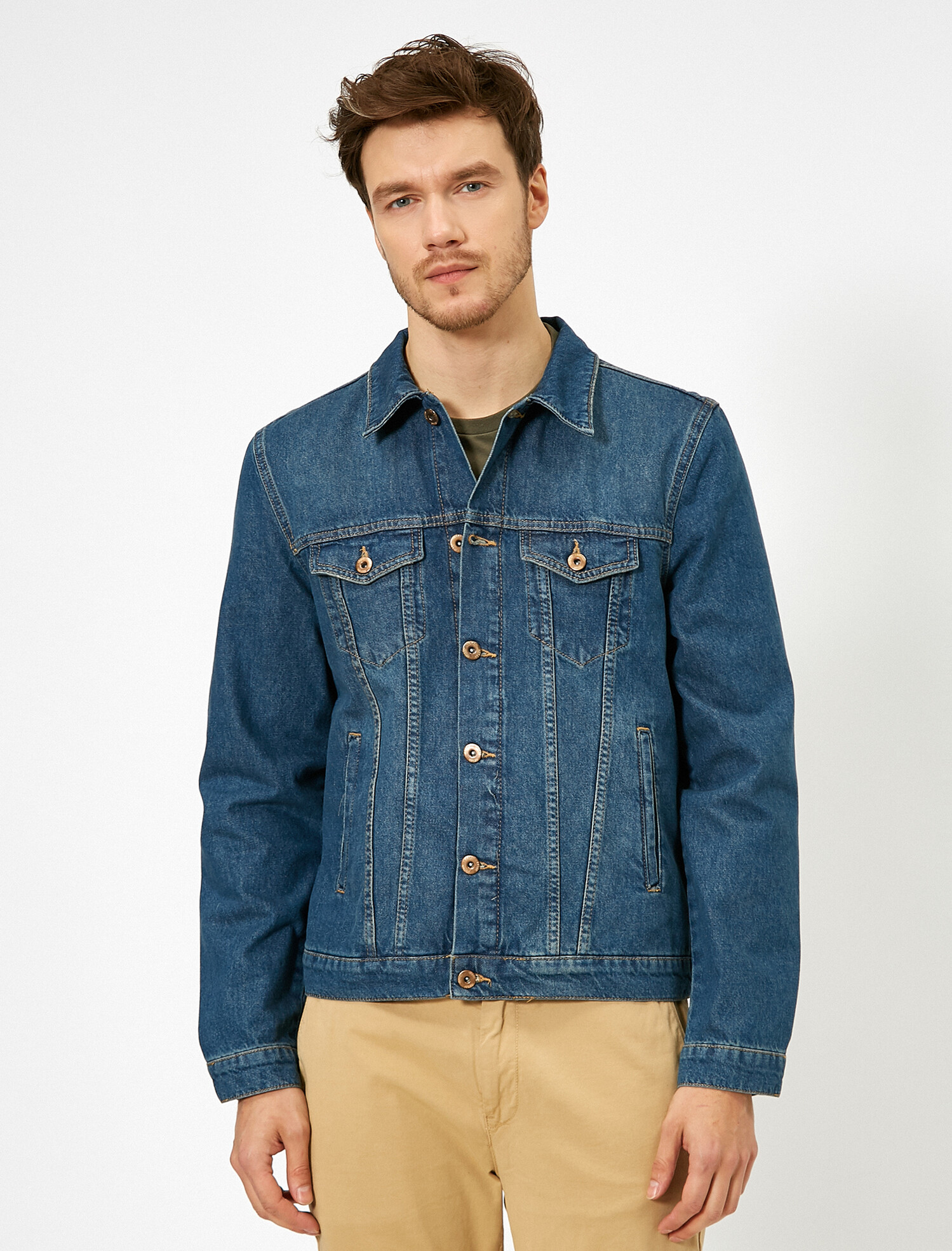 

Джинсовая куртка Koton 0YAM53034LD-740 S Indigo