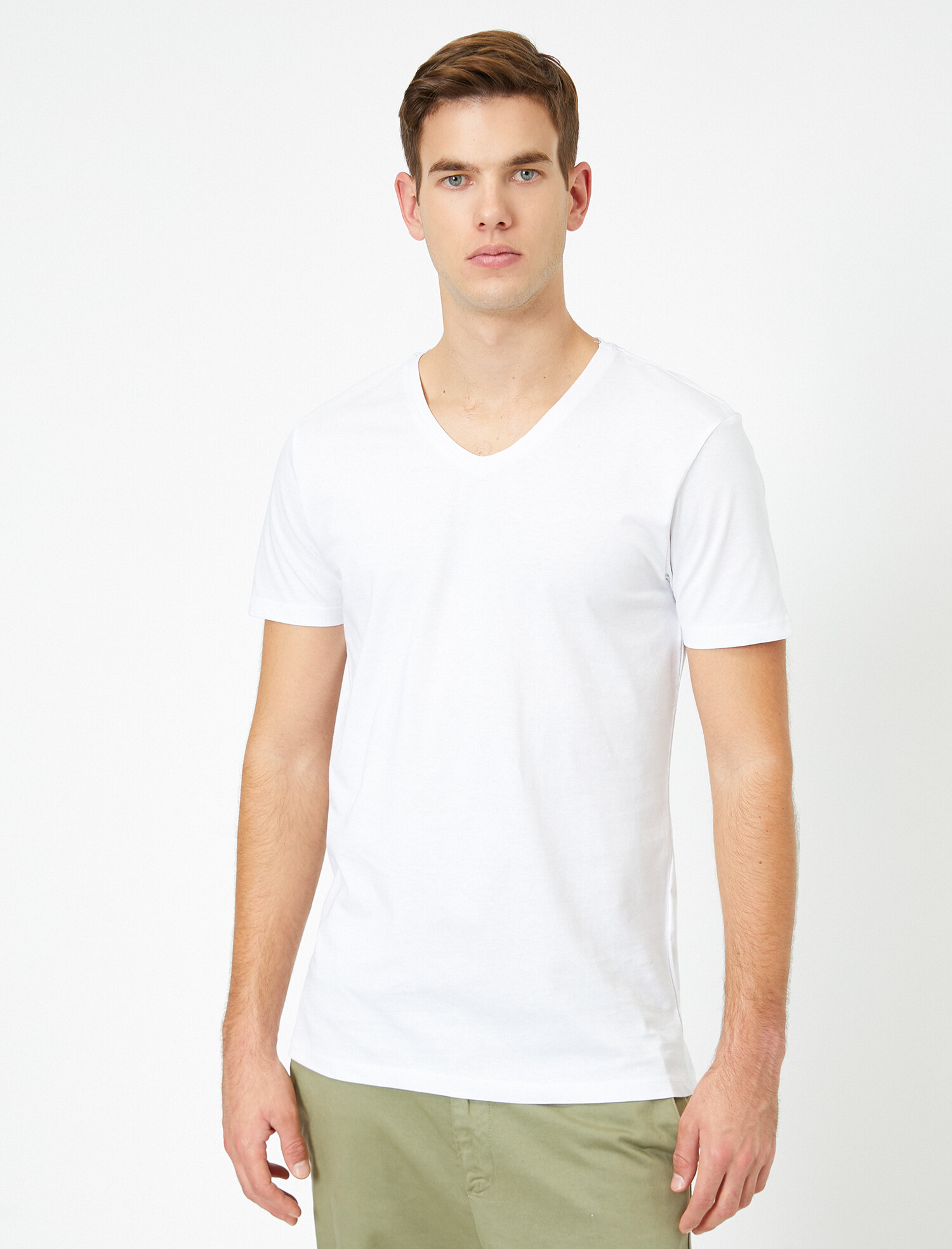 

Футболка Koton 0YAM12138LK-000 XL White