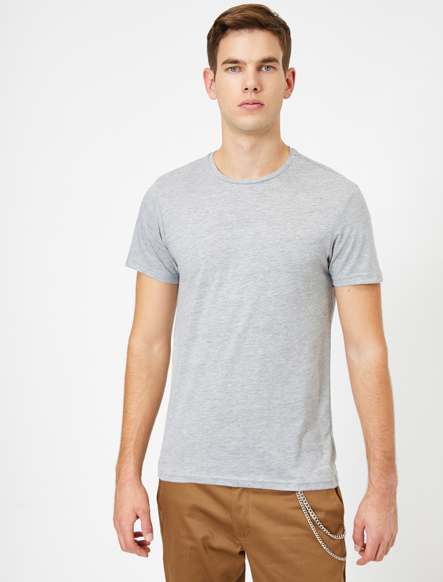 

Футболка Koton 0YAM12136LK-023 S Grey