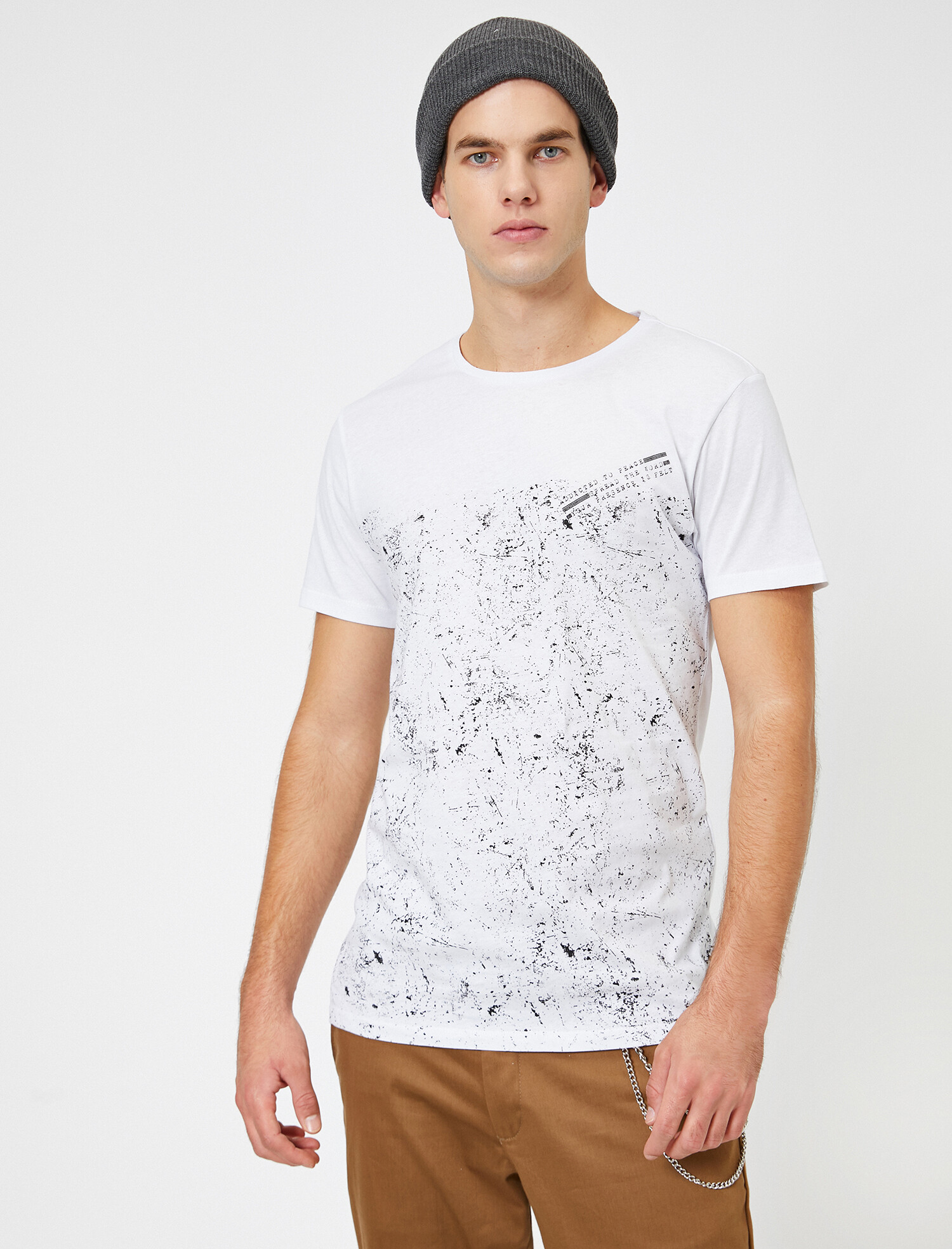 

Футболка Koton 0YAM11586CK-000 S White