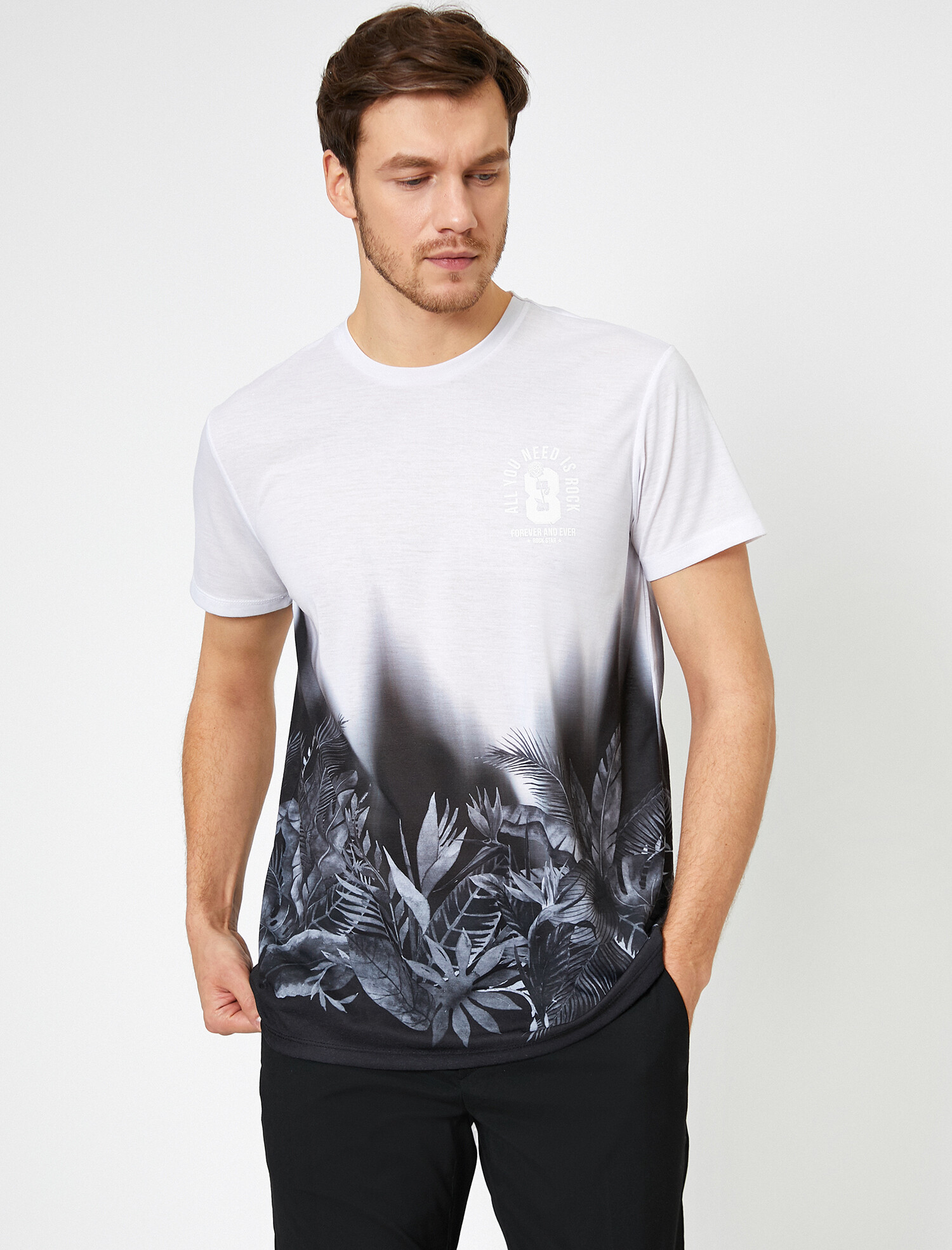 

Футболка Koton 0YAM14871OK-000 S White