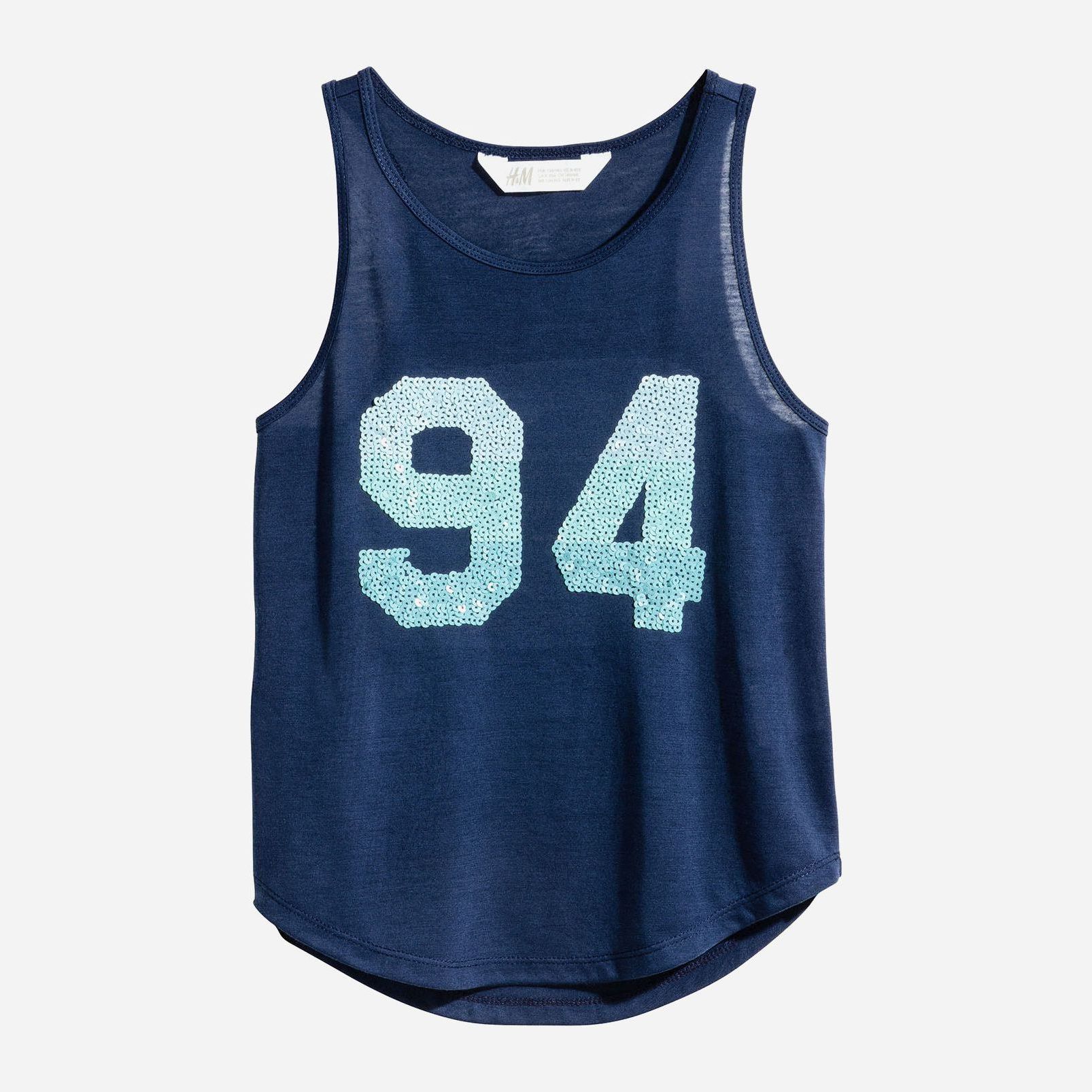 

Майка H&M 50690696 146-152 см Синяя
