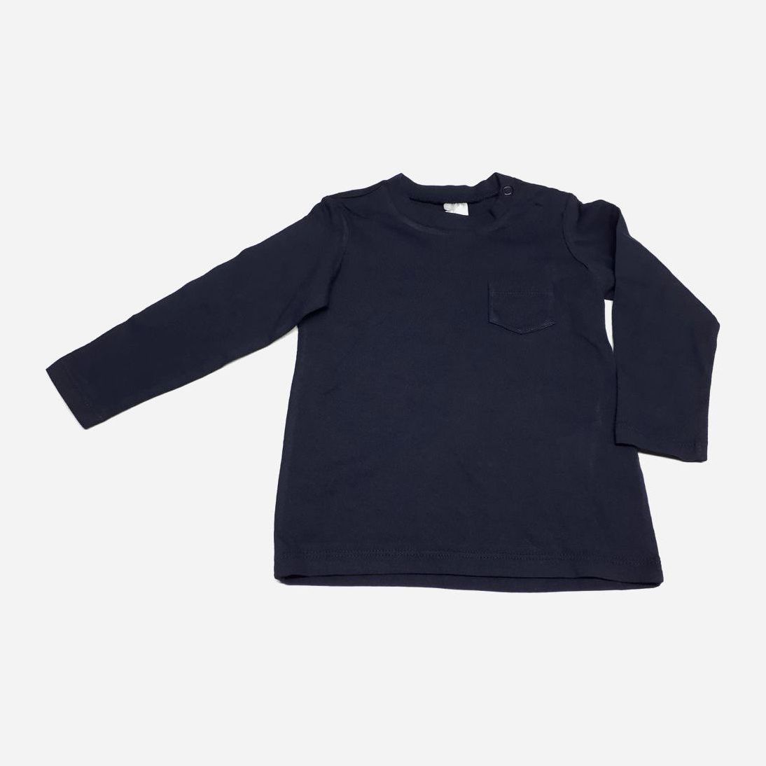 

Футболка с длинными рукавами H&M 591770 80 см Синяя