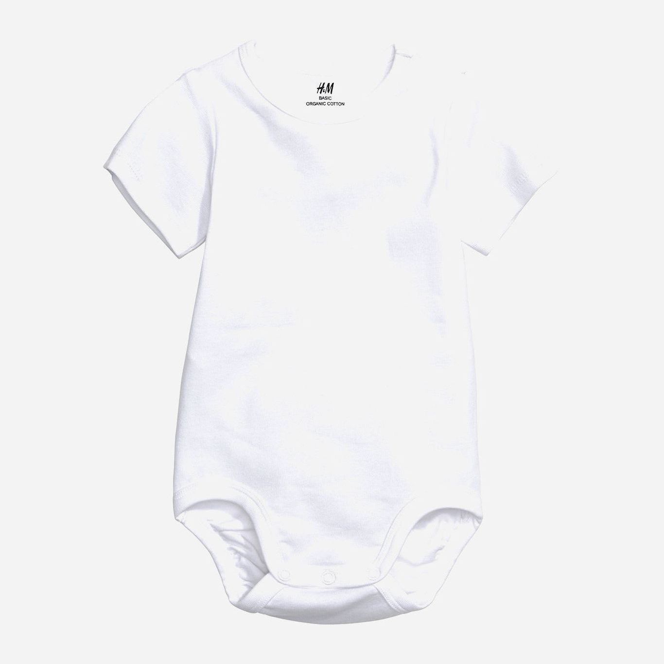 

Боди-футболка H&M 347975 62 см Белая