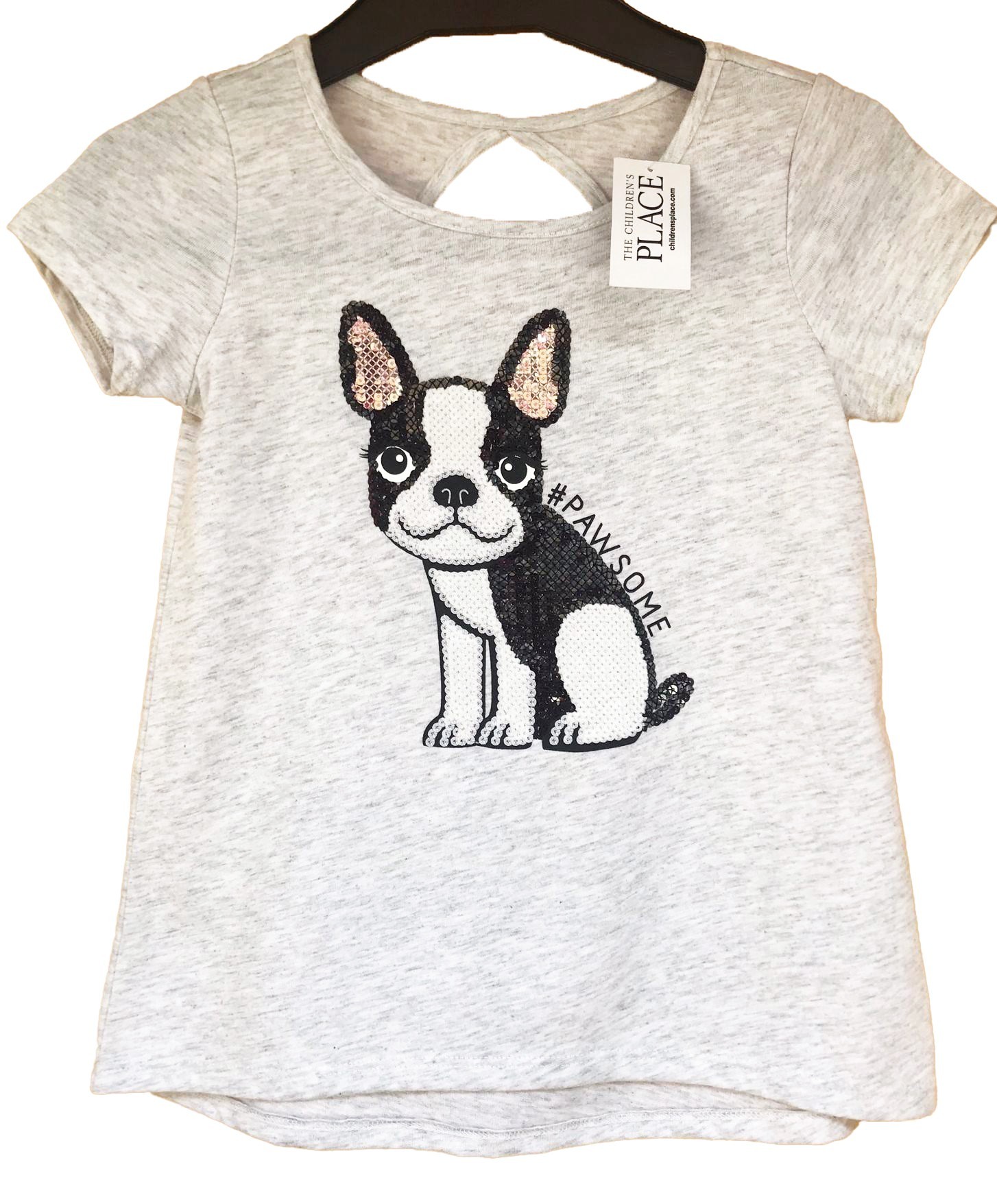 

Футболка The Children`s Place для девочки French Bulldog 105-112 см