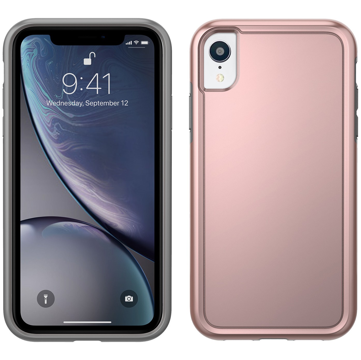 

​Противоударный чехол бампер Pelican Adventurer Apple Iphone Xr 6.1 Rose Gold/Grey