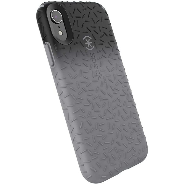 

​Противоударный чехол бампер Speck CandyShell Fit для Apple iPhone Xr Black Ombre Gunmetal/Gunmetal Grey