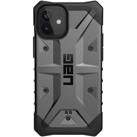 

​Оригинальный противоударный чехол бампер UAG Pathfinder Apple Iphone 12 mini 5G 5.4" silver