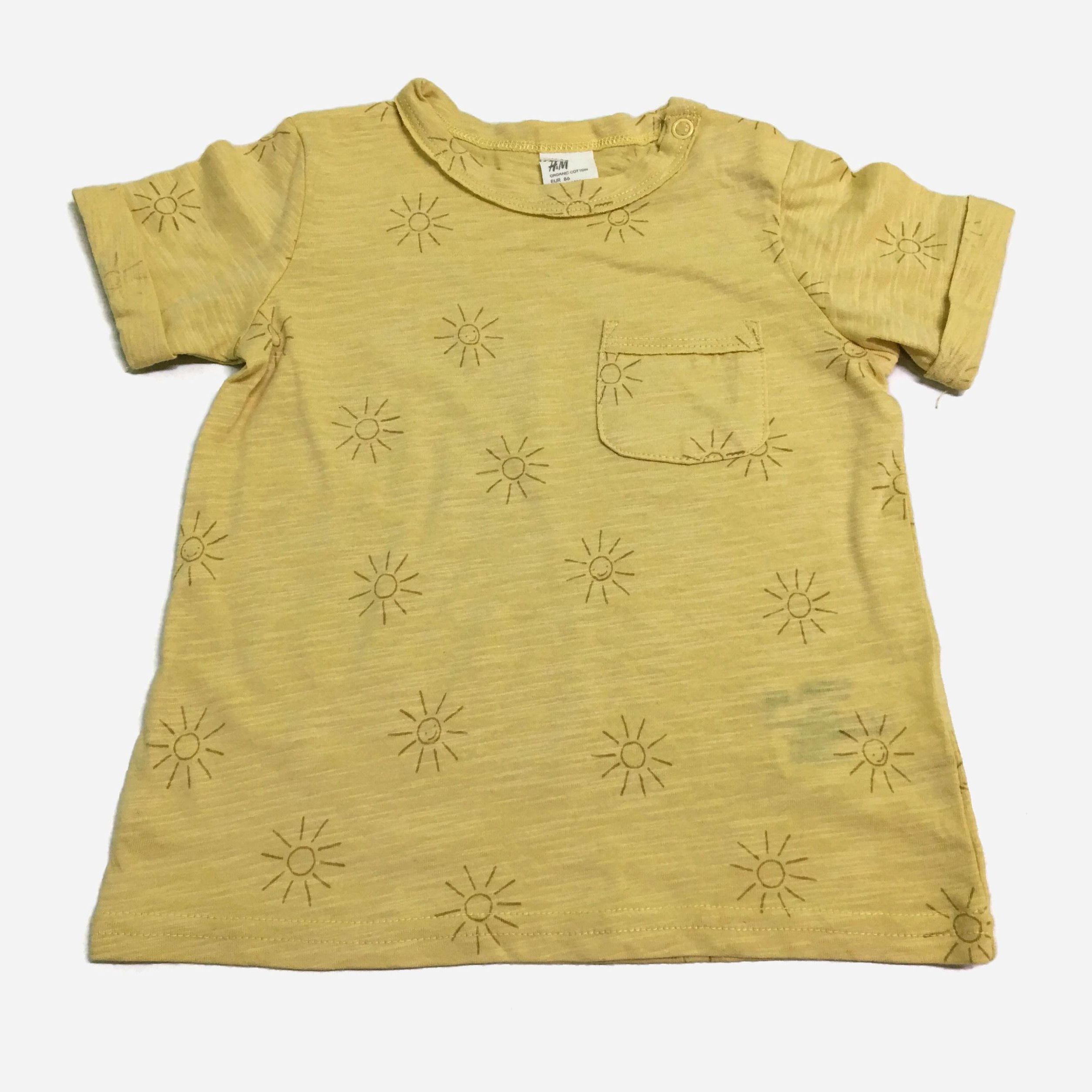 

Футболка H&M 600703 86 см Желтая