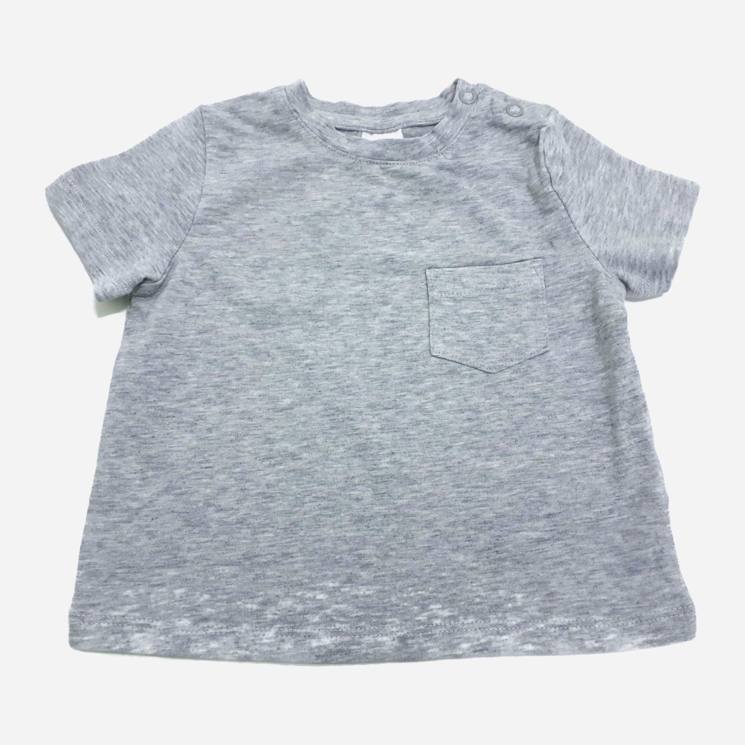 

Футболка H&M 505715 74 см Серая