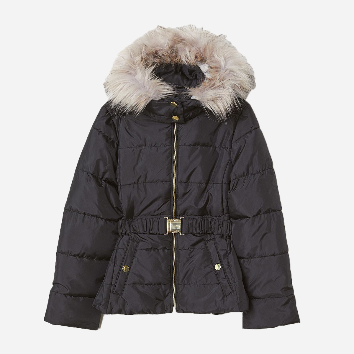 

Демисезонная куртка H&M 649510 170 см Черная