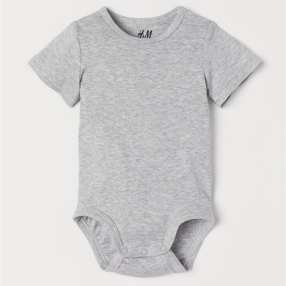 

Боди-футболка H&M 634016 68 см Серая