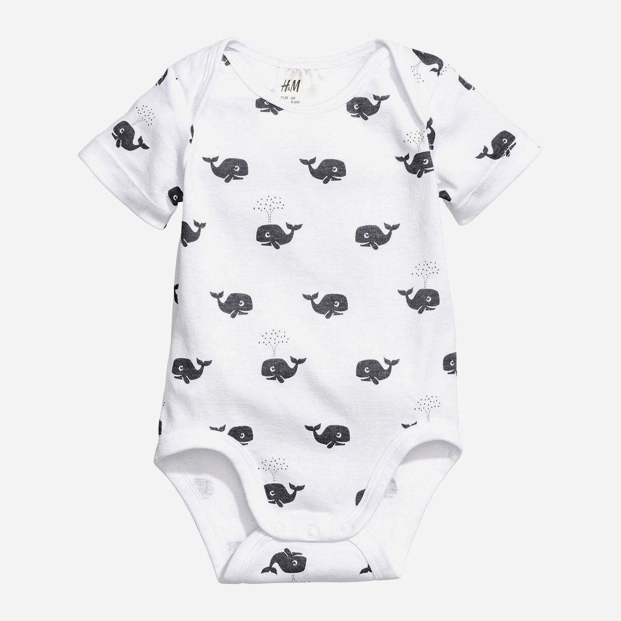 

Боди-футболка H&M 147339 62 см Белая (KZ2000000318899)