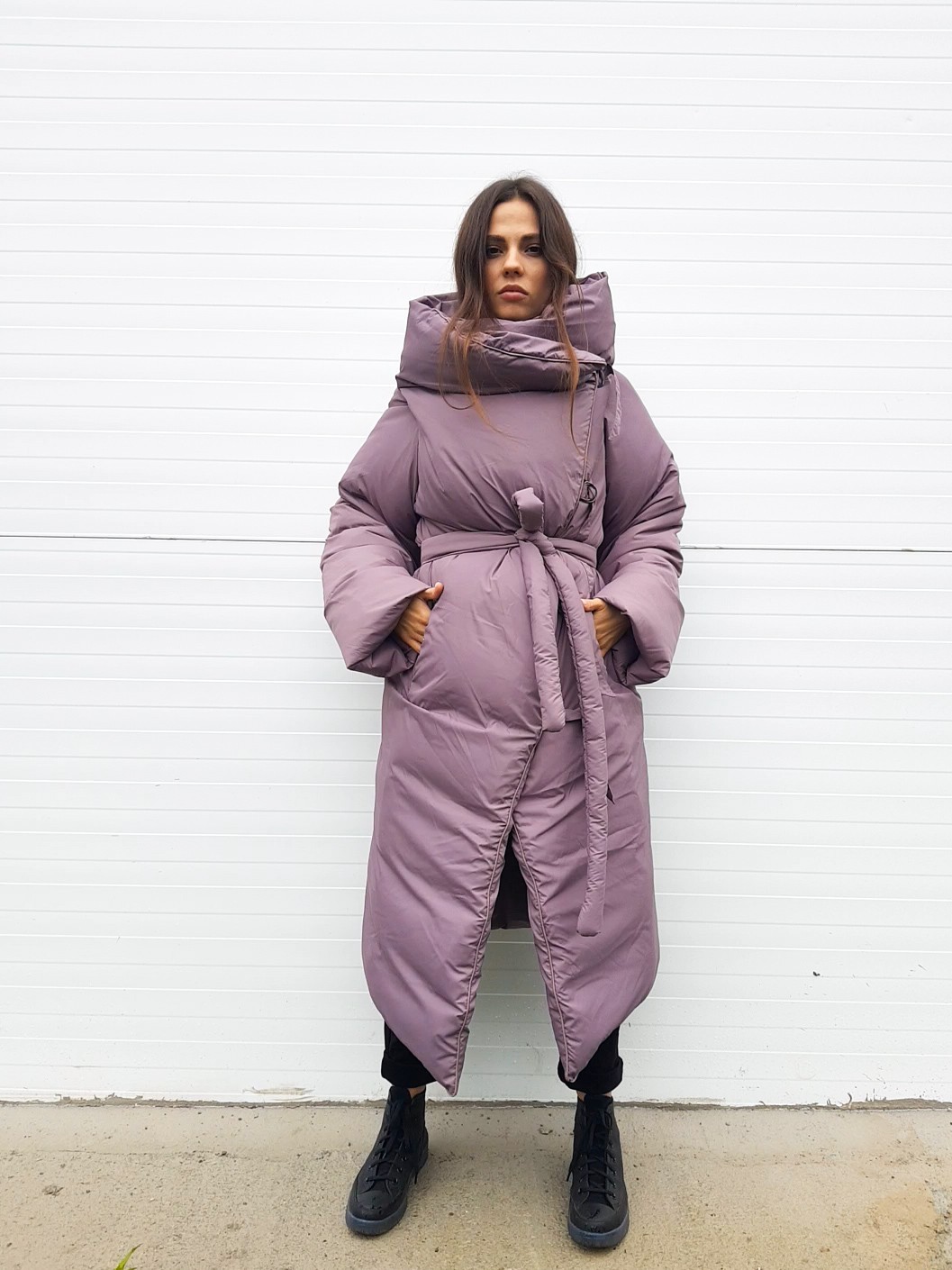

Пуховик Lilo Blanket Grey Oversize S серый