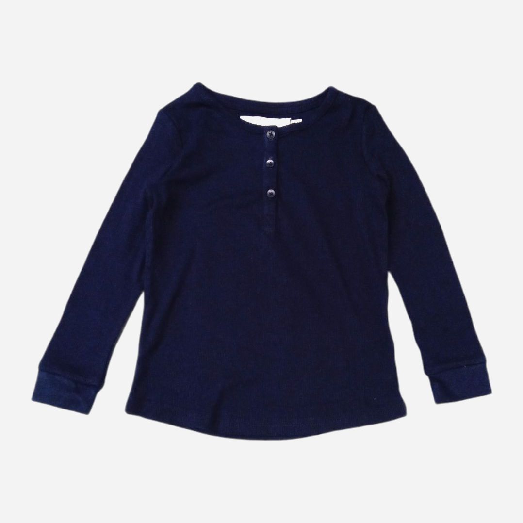 

Футболка с длинными рукавами H&M 697063 98-104 см Темно-синяя
