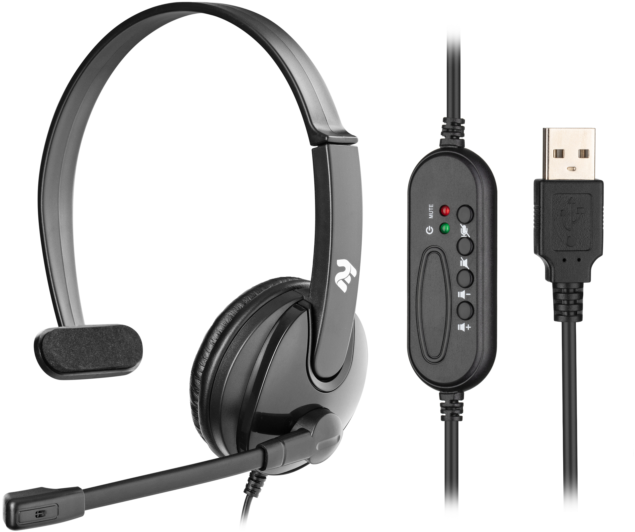 

Наушники 2E CH12 Mono USB (2E-CH12MU)