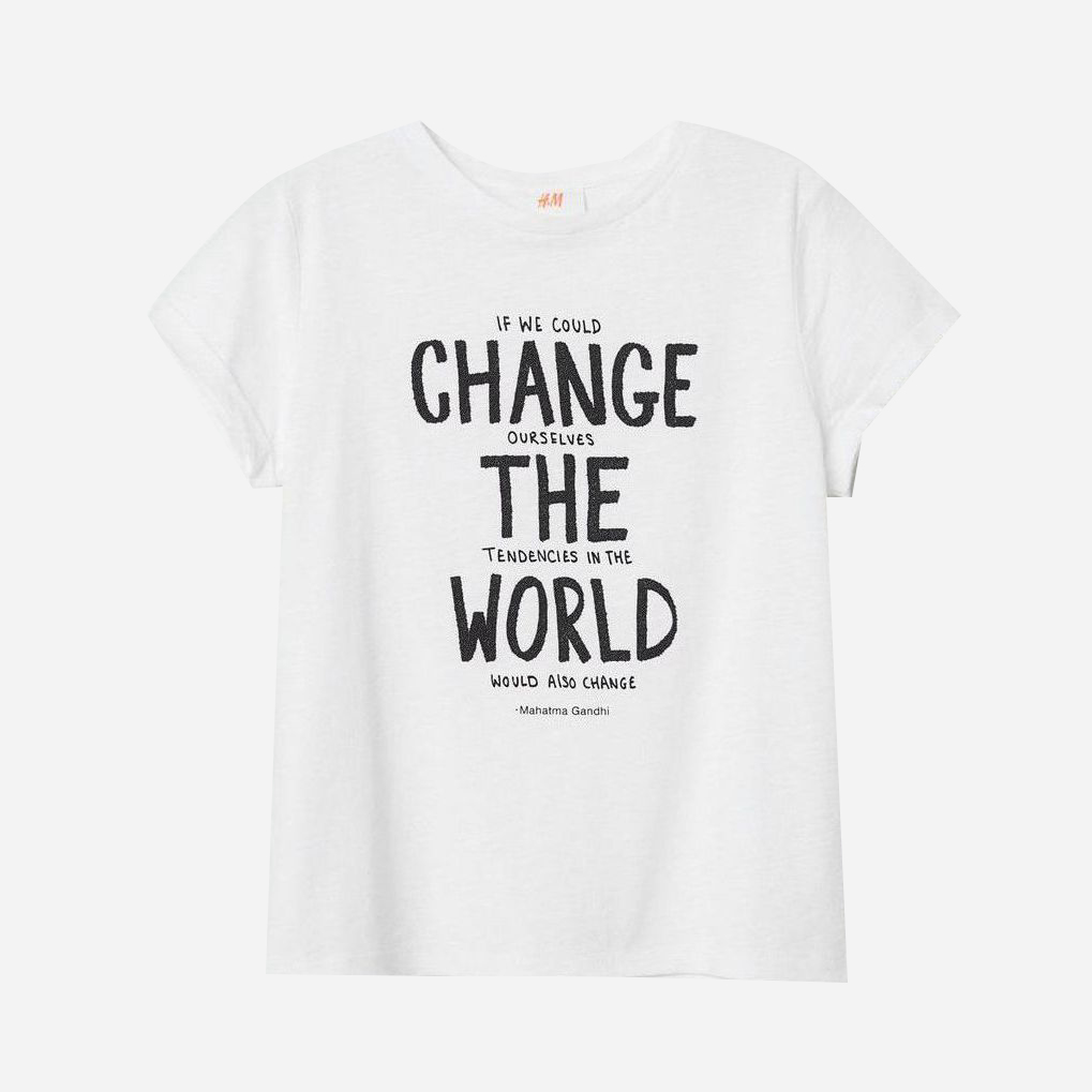 

Футболка H&M 619784 146-152 см Белая