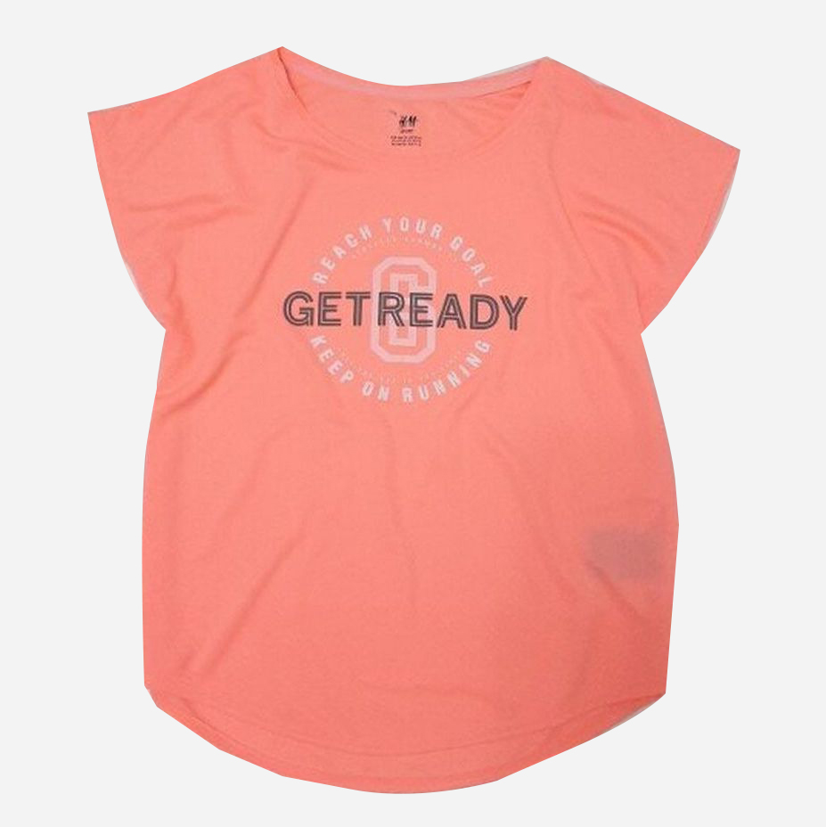 

Футболка H&M 0-1540 146-152 см Коралловая