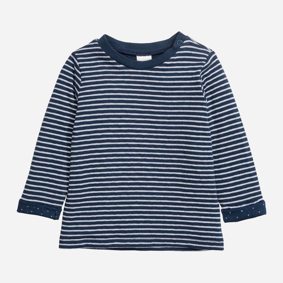 

Футболка с длинными рукавами H&M 559162 62 см Синяя