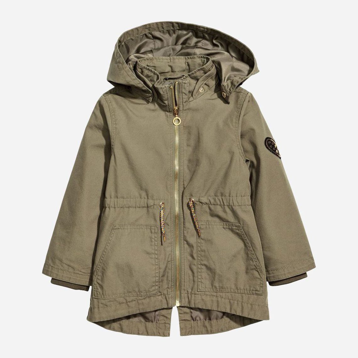 

Демисезонная куртка-парка H&M 492955 110 см Хаки