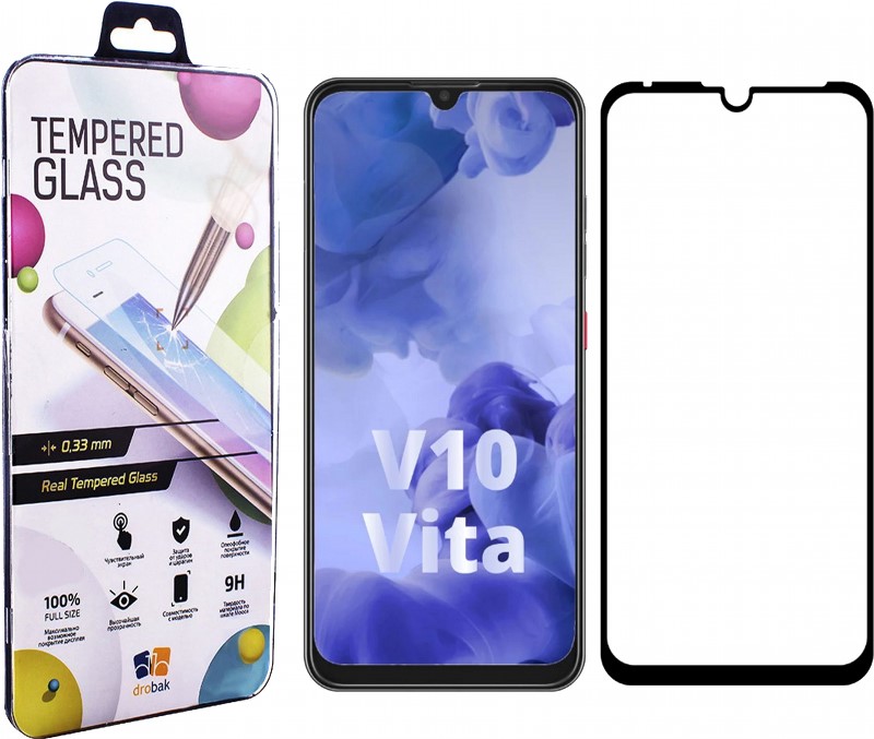 

Защитное стекло Drobak для ZTE Blade V10 Vita Black