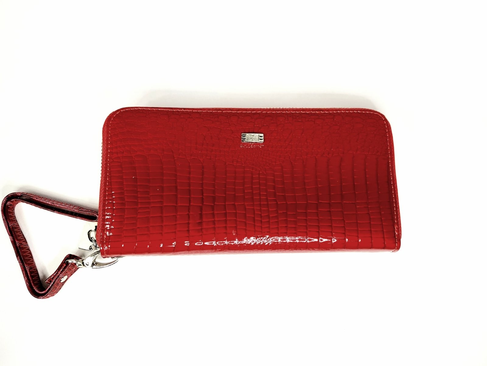 

Кошелек клатч женский Кожаный лаковый на змейке Bаlisa SKU00669 19 х 9.5 см Красный