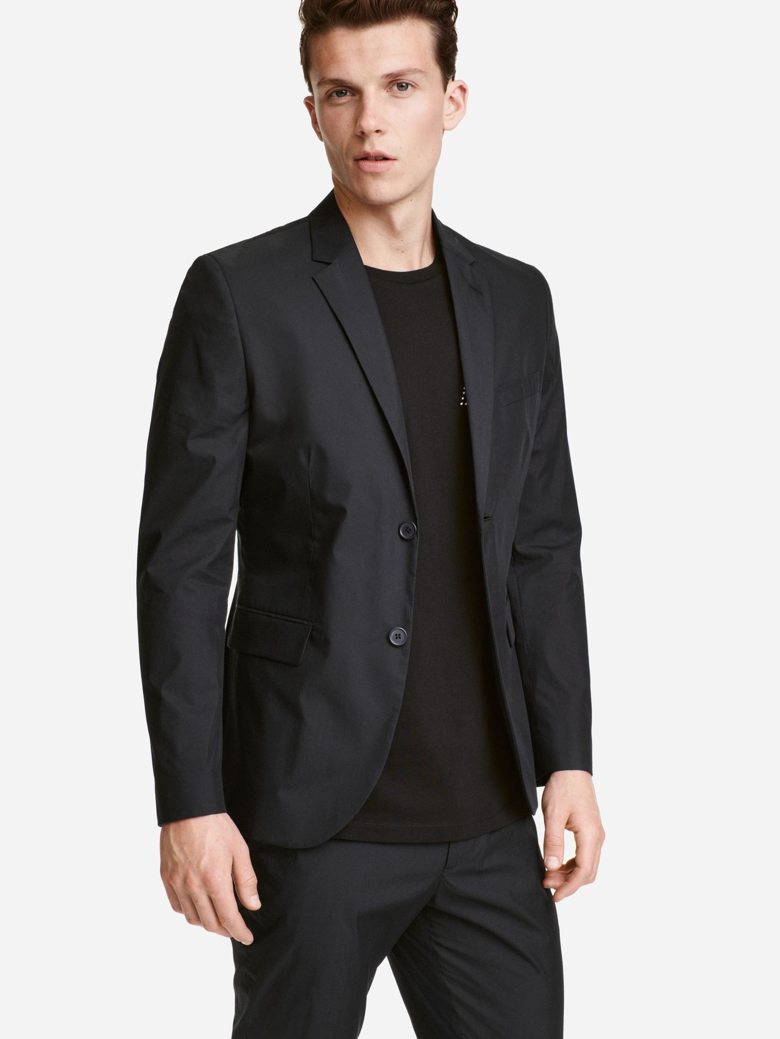 

Пиджак H&M 0391701-4  Черный, Пиджак H&M 0391701-4 50 Черный