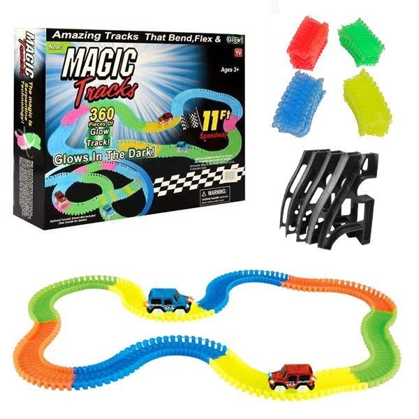 

Детская гибкая игрушечная Дорога Magic Tracks 360 деталей