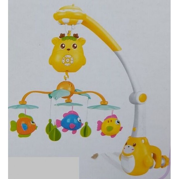 

Детский мобиль на кроватку с пультом дистанционного управления, проектором и ночником Добрые сны (2020-38 )