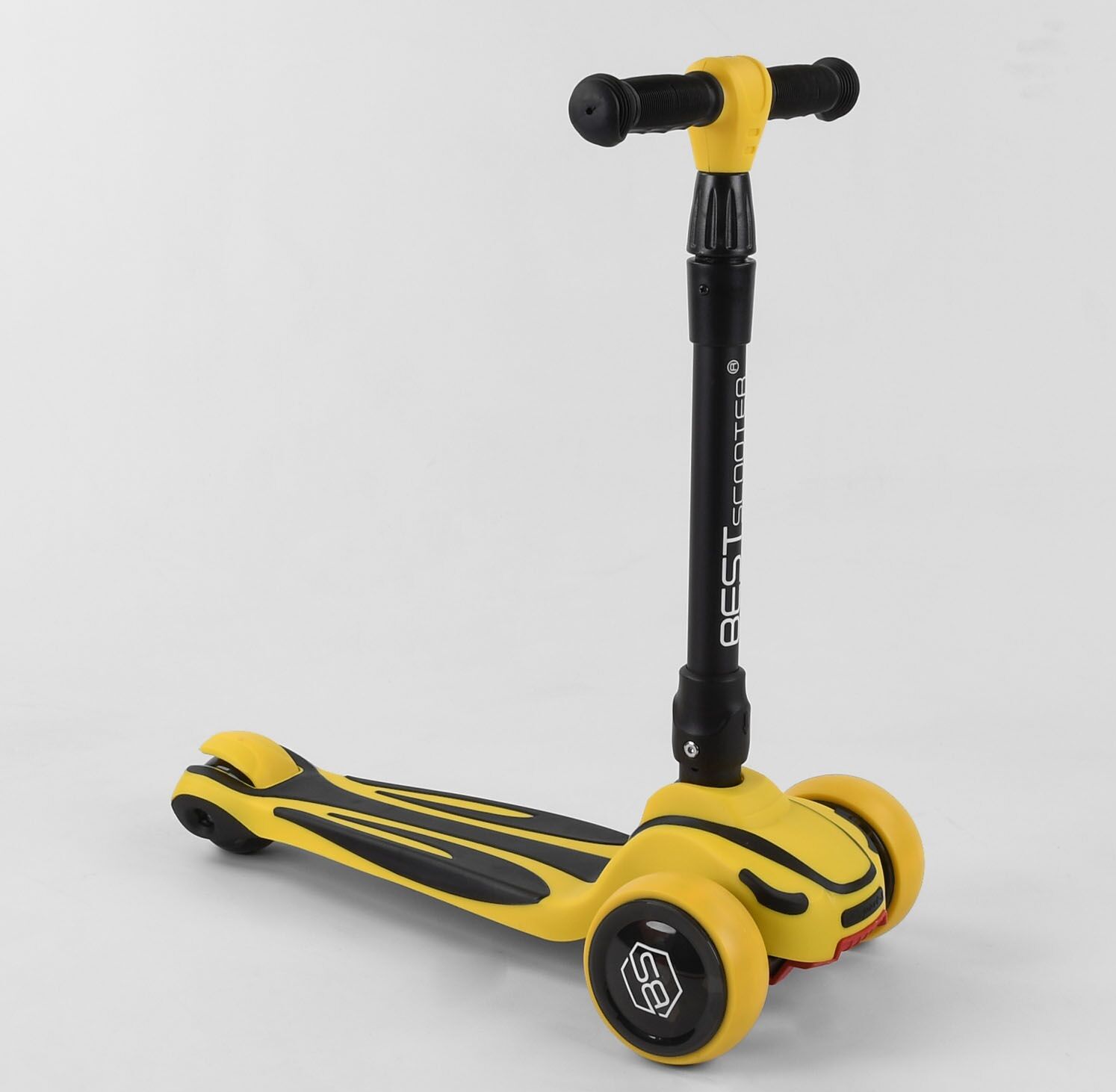 

Новый трехколесный самокат Best Scooter Maxi S, желтый (4788)