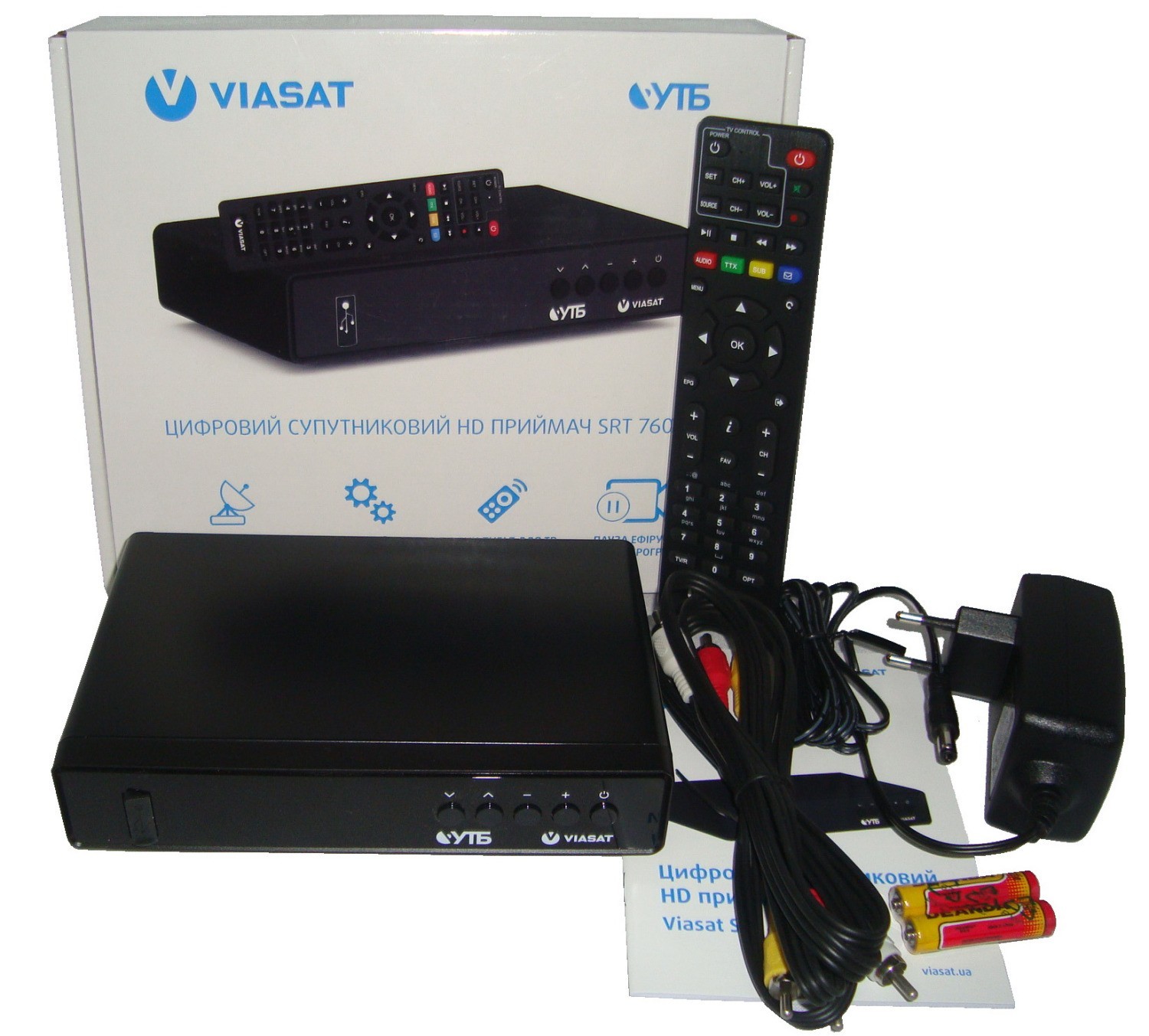 Спутниковый ресивер(тюнер) Viasat Strong SRT 7602 оператора ТВ Виасат ...