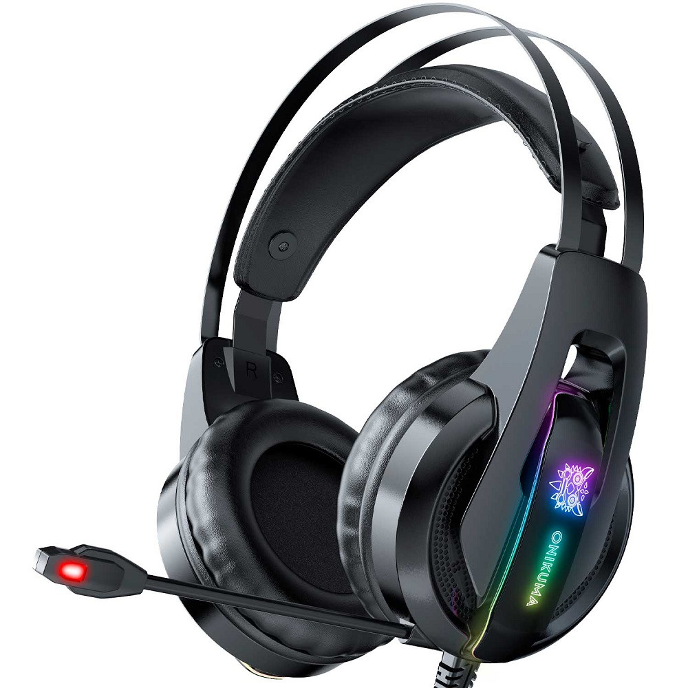 

Наушники игровые Onikuma RGB LED K16 Черные (gr_017194)