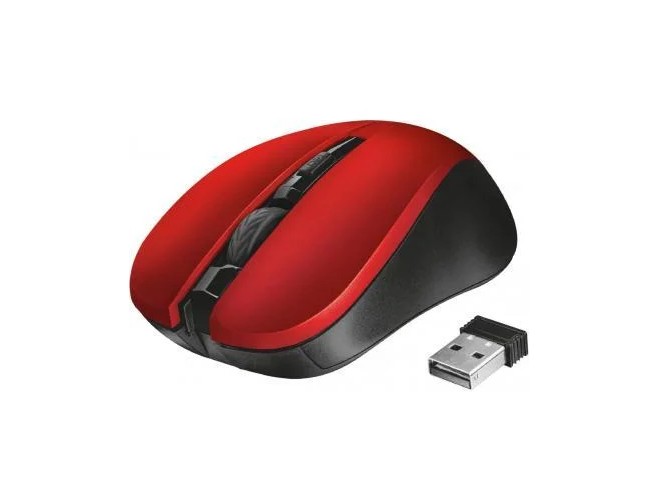 

Мышка Trust Mydo Silent wireless mouse red