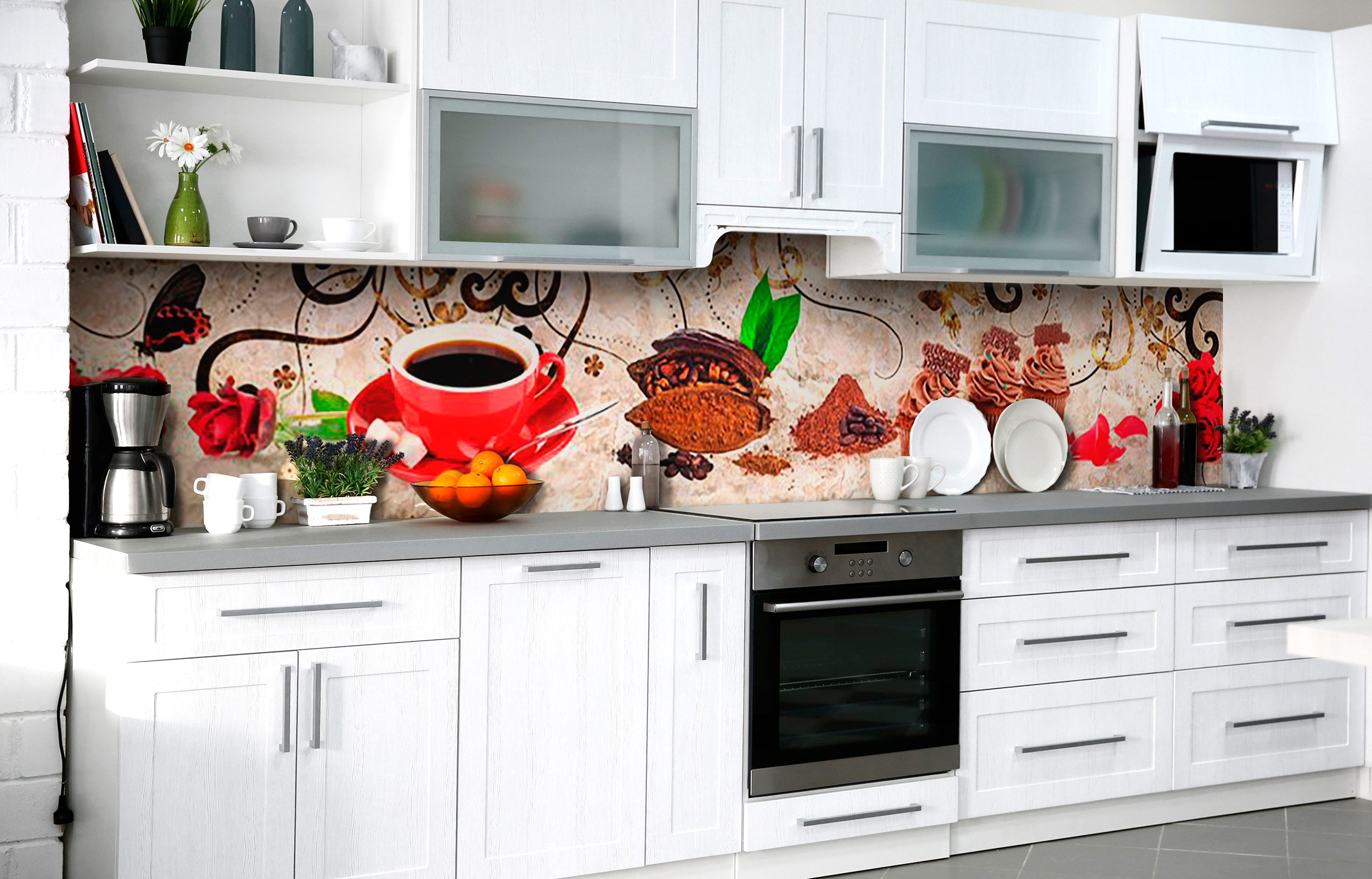 

Скинали на кухню Zatarga Кофе и какао 600х2500 мм