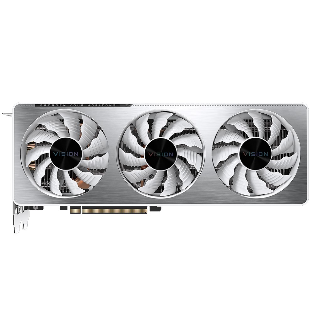 

Gigabyte PCI-Ex GeForce RTX 3070 Vision OC 8GB GDDR6 (256bit) (1725/14000) (2 х HDMI, 2 x DisplayPort) (GV-N3070VISION OC-8GD)