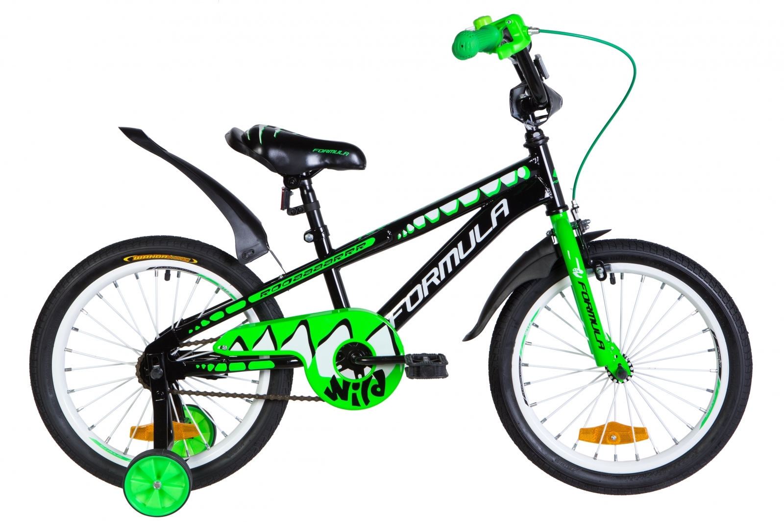 

Велосипед 18" Formula WILD 9" черно-зеленый с белым 2020