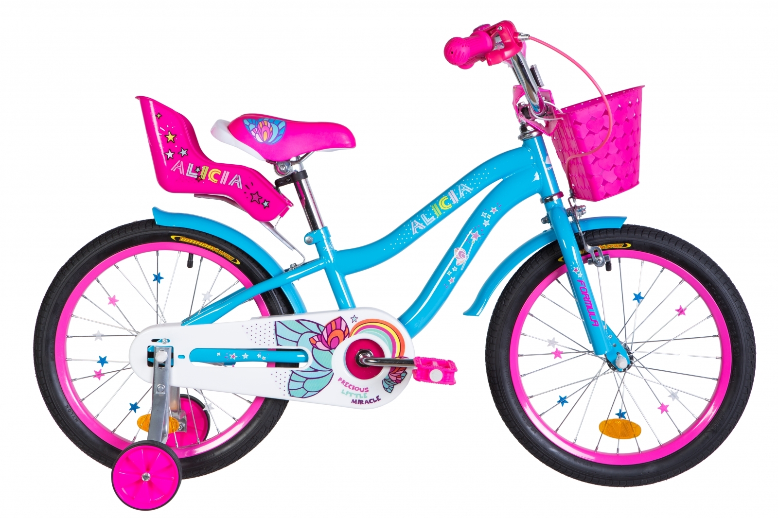 

Велосипед 18" Formula ALICIA 9,5" голубой 2020